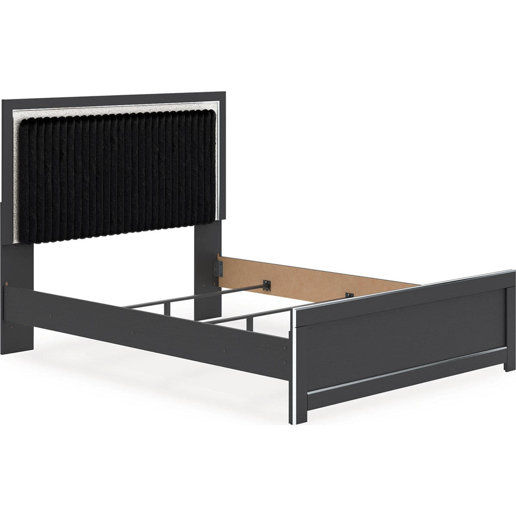 Zuraleus Queen Panel Bed - Black