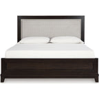 Neymorton Panel Bed - Dark Grayish Brown