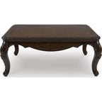 Maylee Coffee Table - Dark Brown