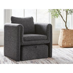 Vreni Accent Chair - Charcoal/Black
