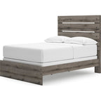 Graystorm Full Panel Bed - Brown Gray