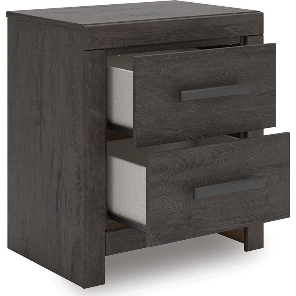Prendonea Nightstand - Charcoal
