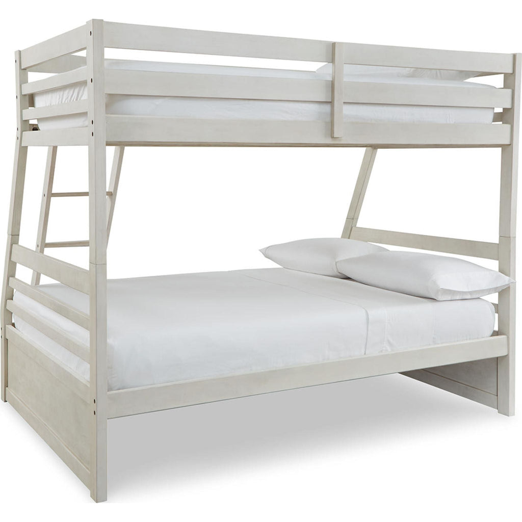 Robbinsdale Twin/Full Bunk Bed with Storage - Antique White