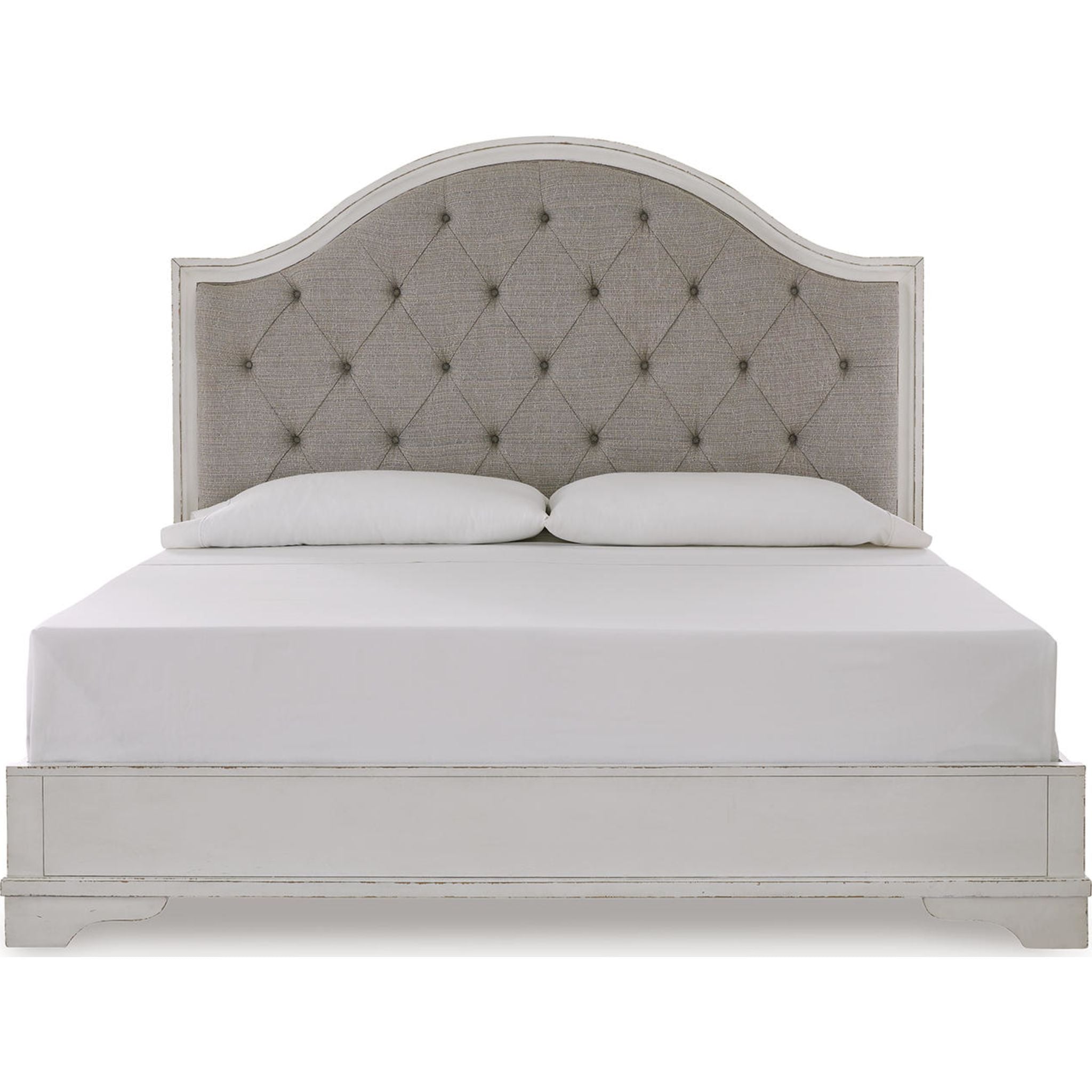 Blendon Panel Bed - Rustic Brown