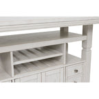 Robbinsdale Counter Height Table - Antique White - (D642D7)