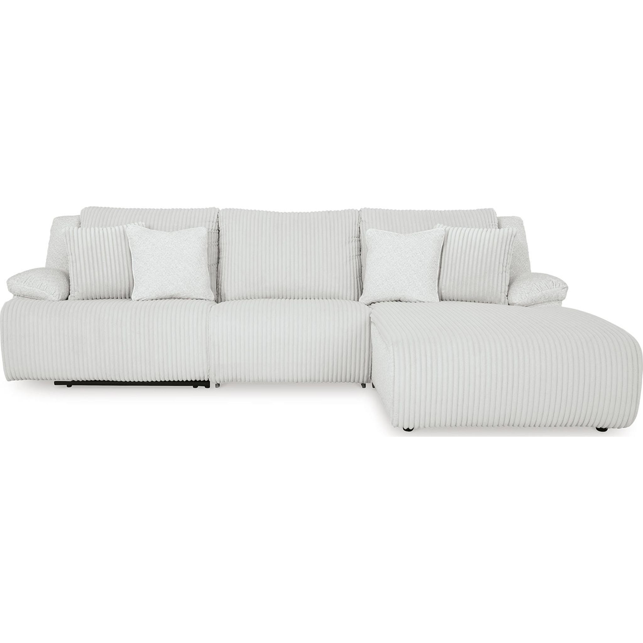 Top Tier 3 Piece Reclining Sectional with Chaise