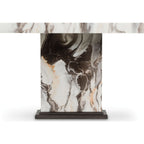 Jeshina Dining Table - Dark Brown/Beige - (PCD581D4)