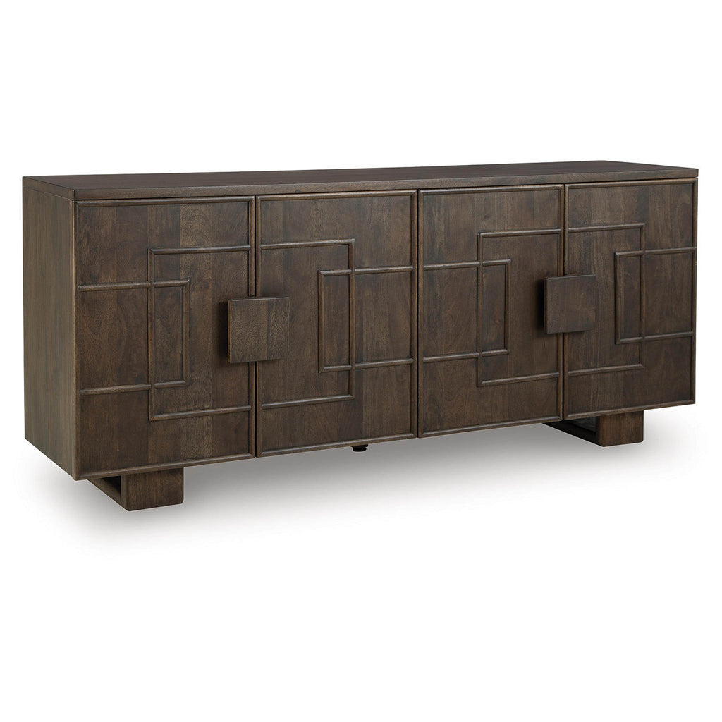 Cato Accent Cabinet - Dark Brown