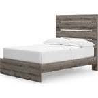 Graystorm Full Storage Bed - Brown Gray