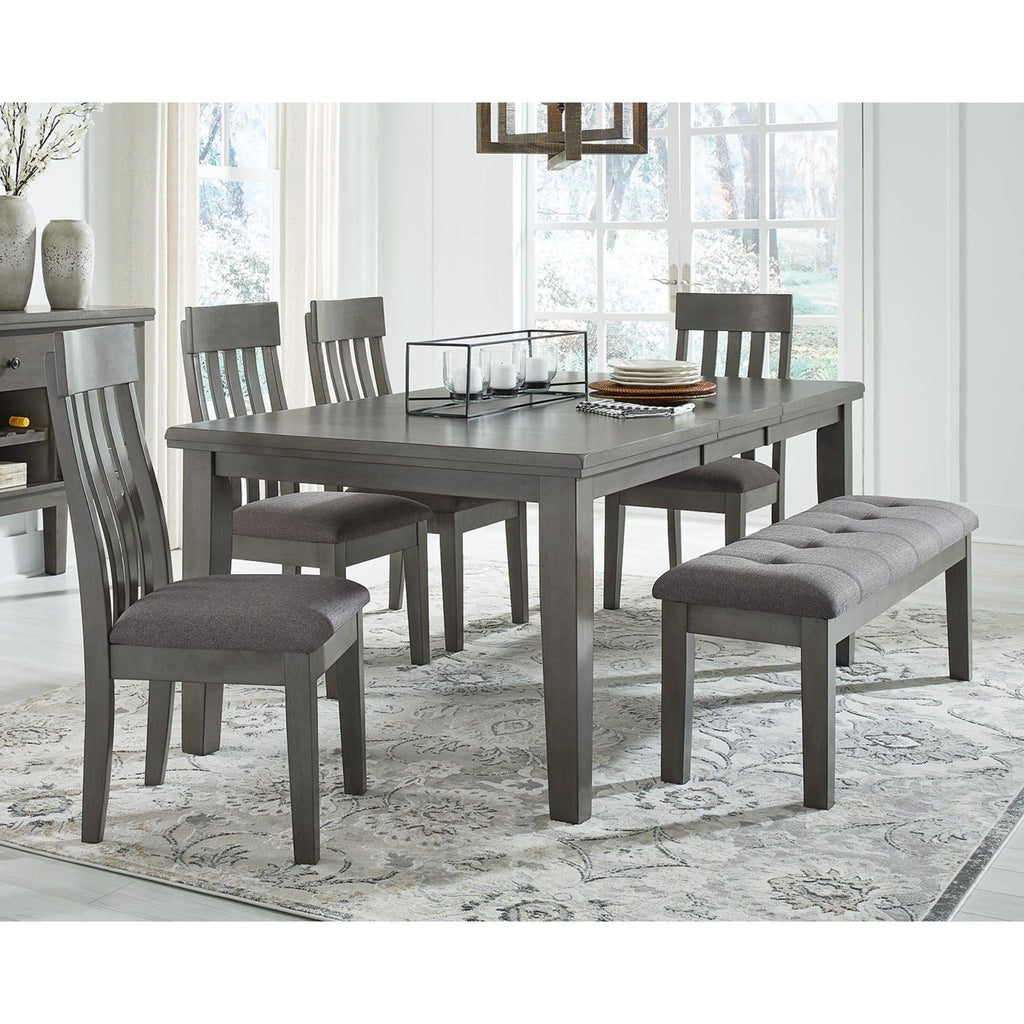 Hallanden Dining Extension Table - Gray - (D589-35)
