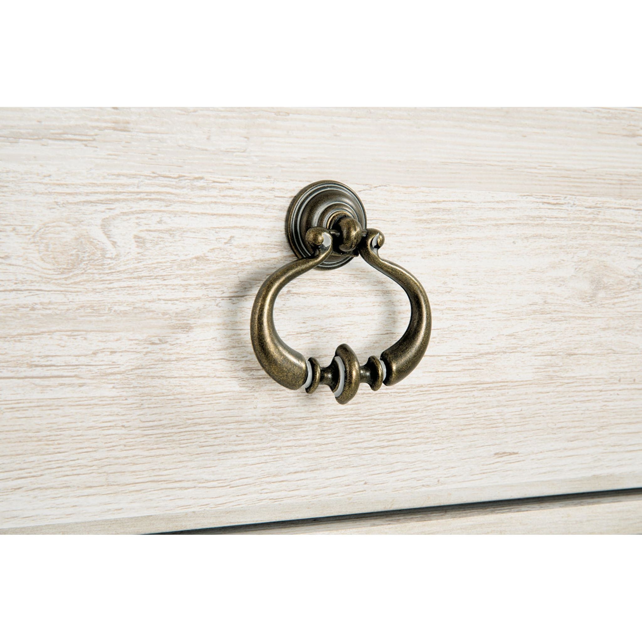 Willowton 5 Piece King Panel Bedroom - Whitewash