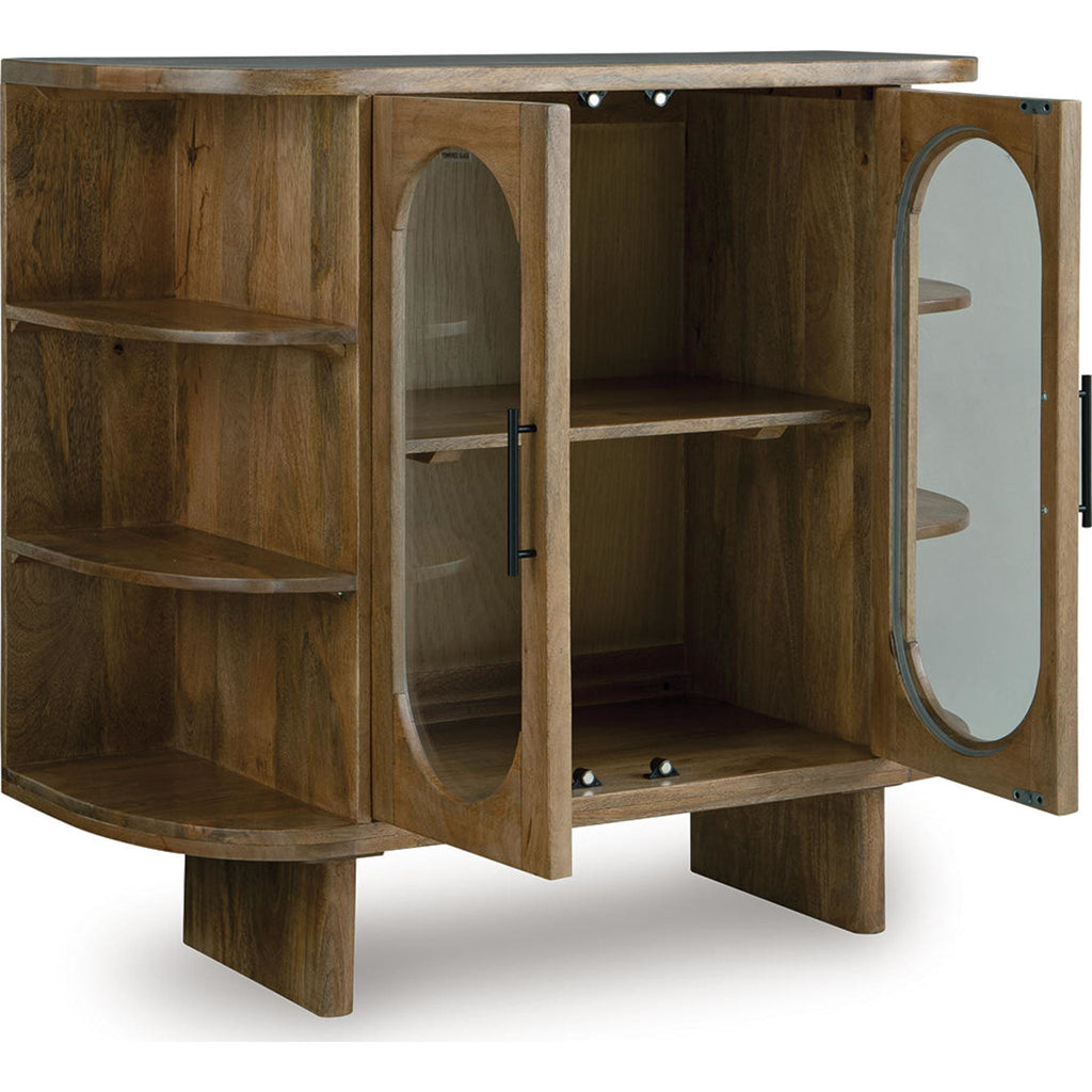 Niall Accent Cabinet - Light Brown