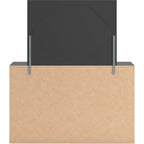 Hollivern Dresser and Mirror - Dark Gray