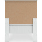 Bostwick Shoals Panel Bed - White