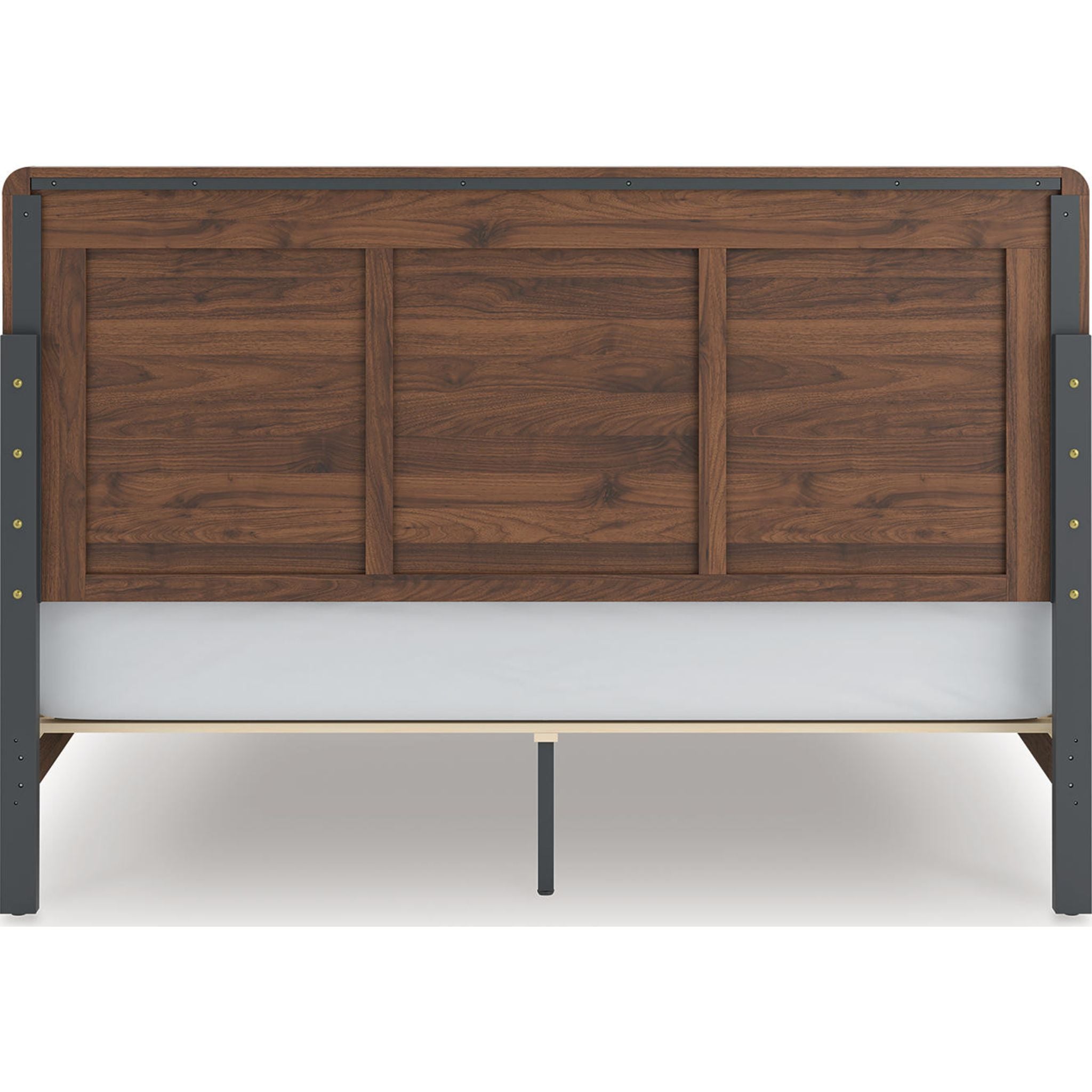 Fortlorn King Panel Bed - Walnut Brown