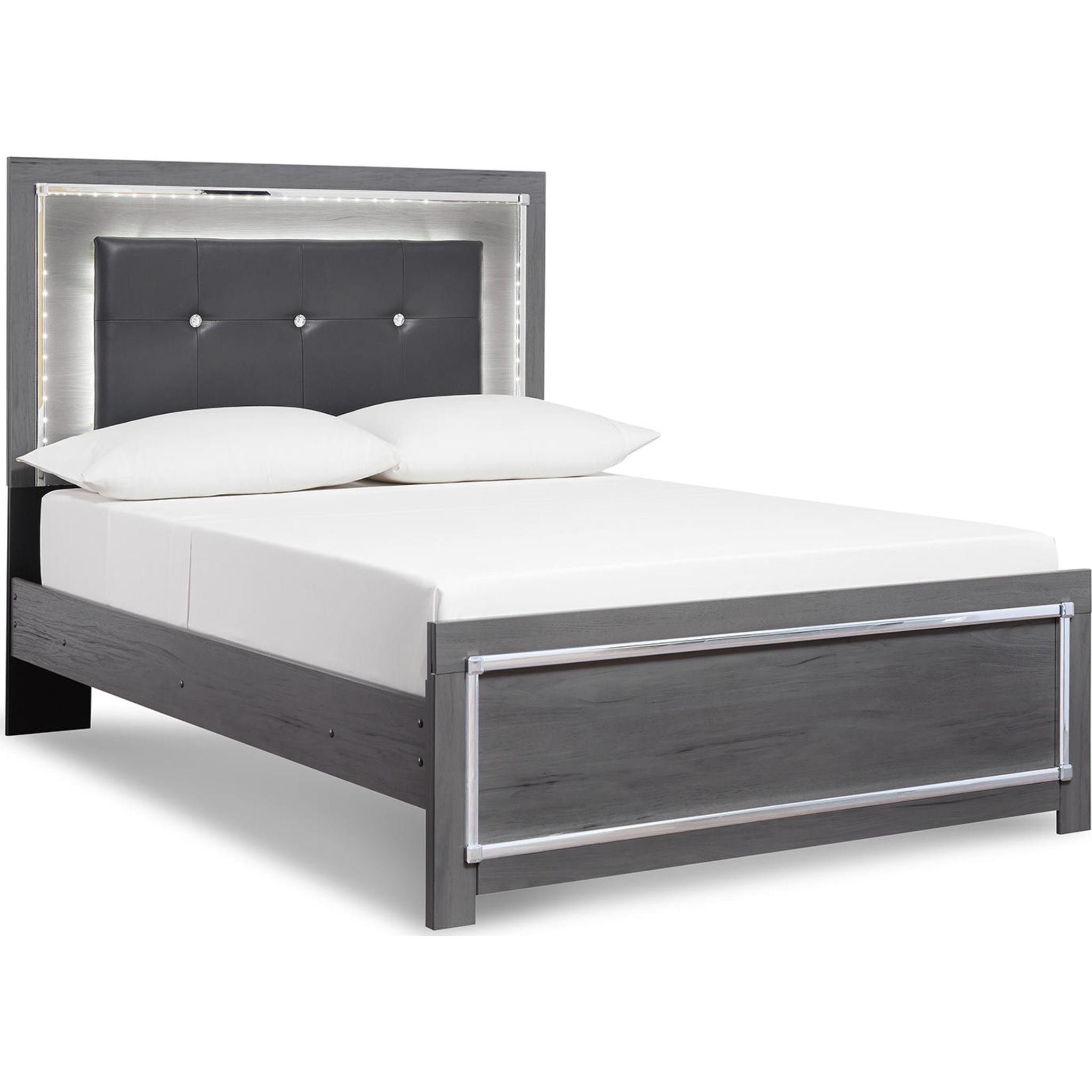 Lodanna Full Panel Bed - Gray