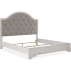 Blendon Panel Bed - Rustic Brown