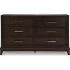 Neymorton Dresser - Dark Grayish Brown