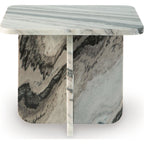 Baretton Accent Table - Black/White/Taupe