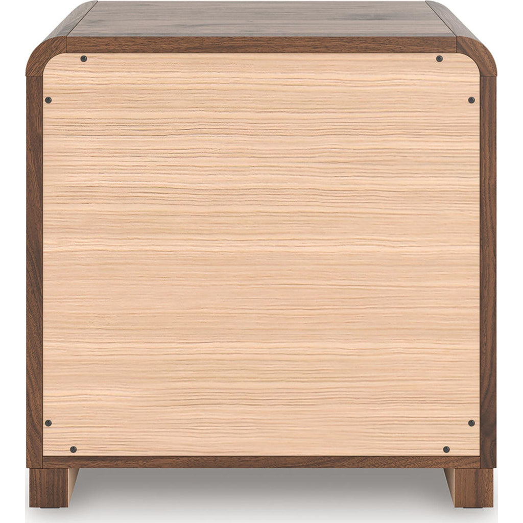 Fortlorn Nightstand - Walnut Brown