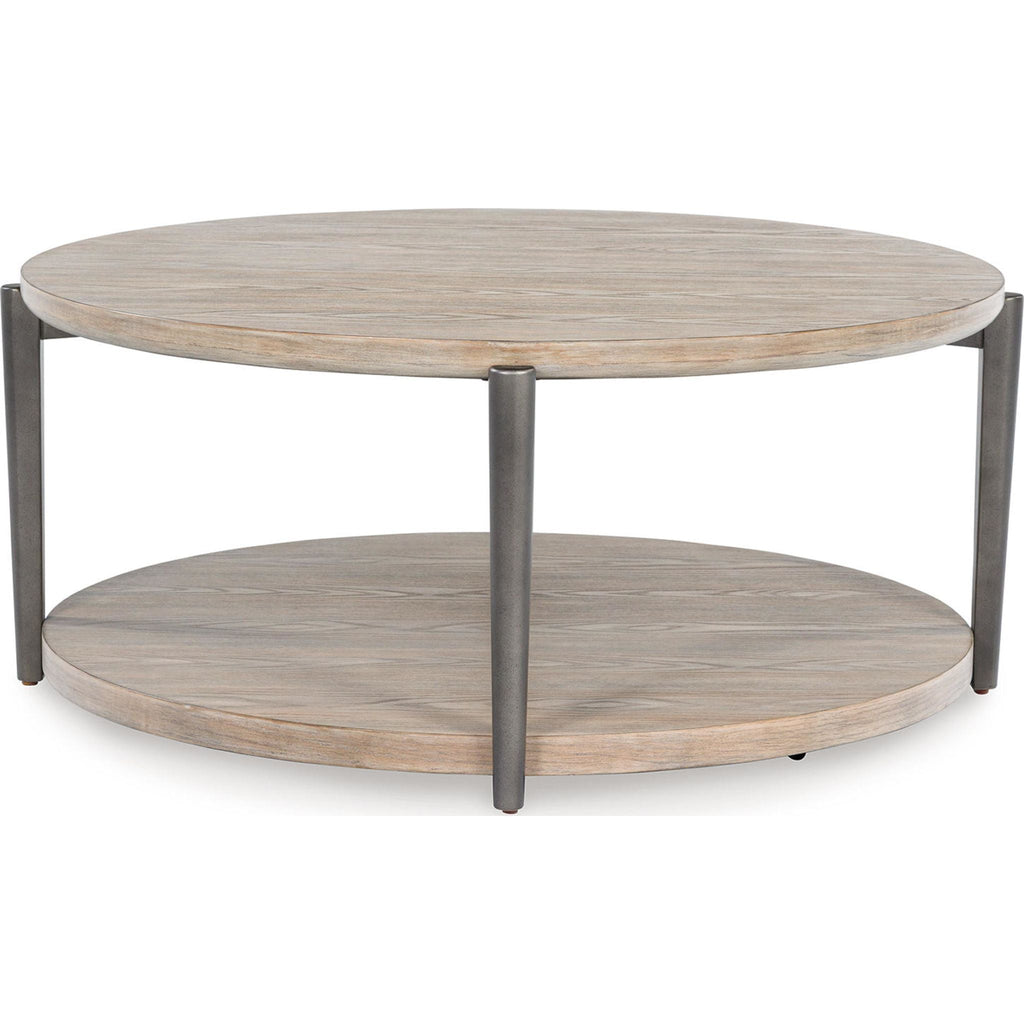 Dyonton Coffee Table - Light Grayish Brown