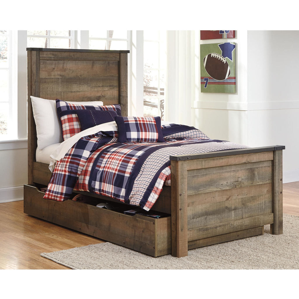 Trinell Twin Bed - Brown