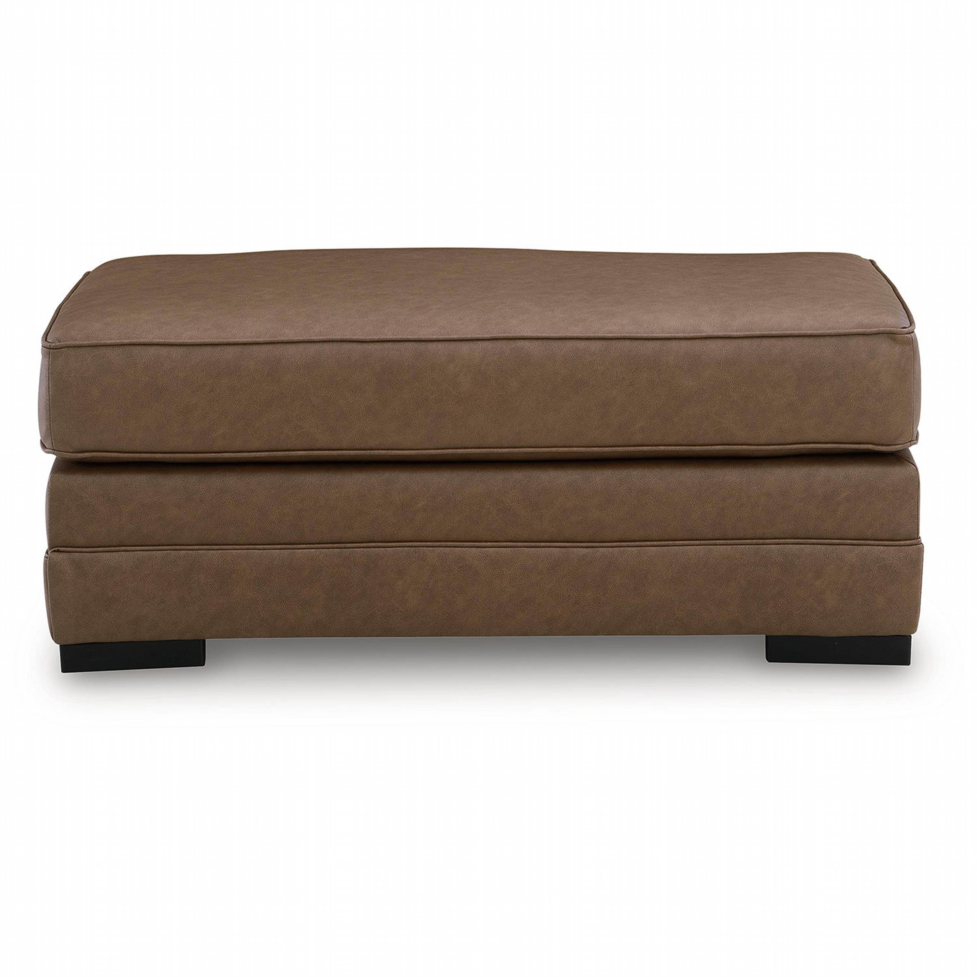VillaCourt Ottoman - Caramel