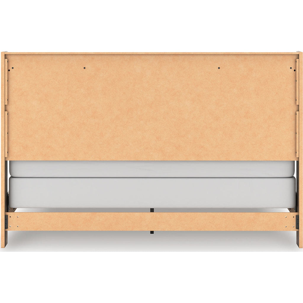 Elbrim Panel Bed - Brown