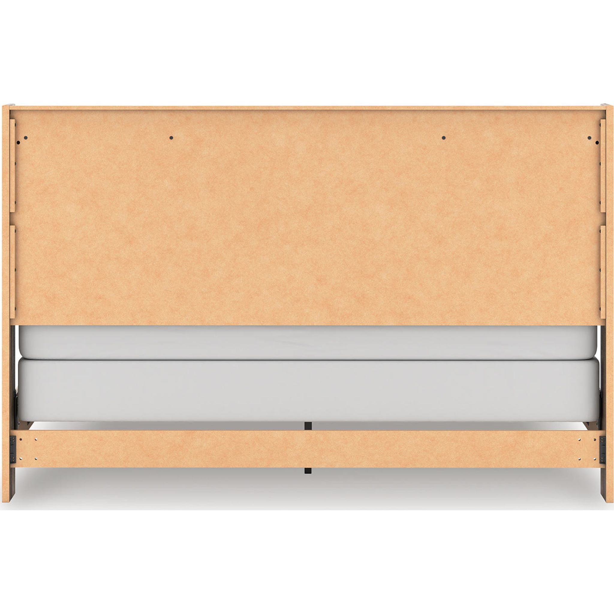 Elbrim Panel Bed - Brown