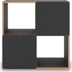 Piperton Bookcase - Charcoal