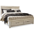 Bellaby 5 Piece King Storage Bedroom - Whitewash