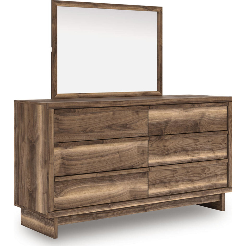 Chirason Dresser and Mirror - Brown