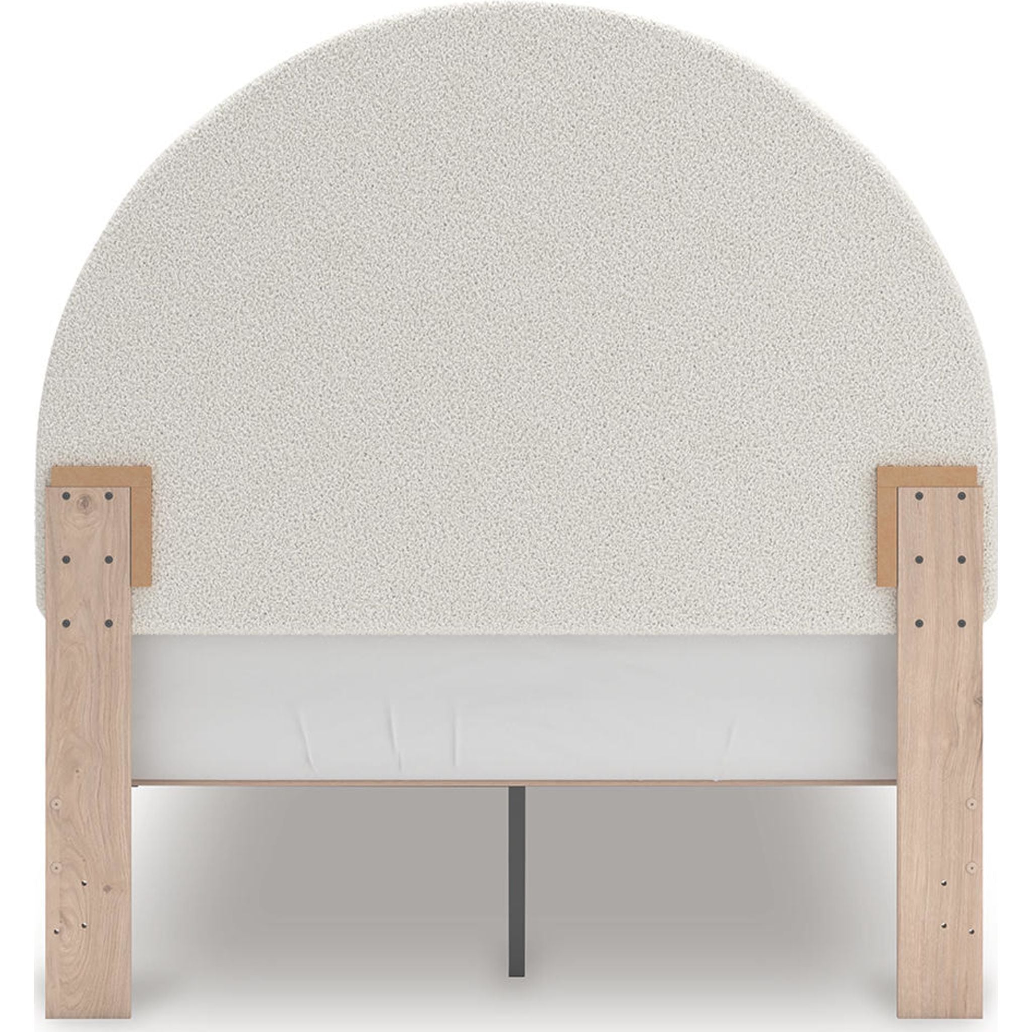 Arloster Platform Bed - Tan/White