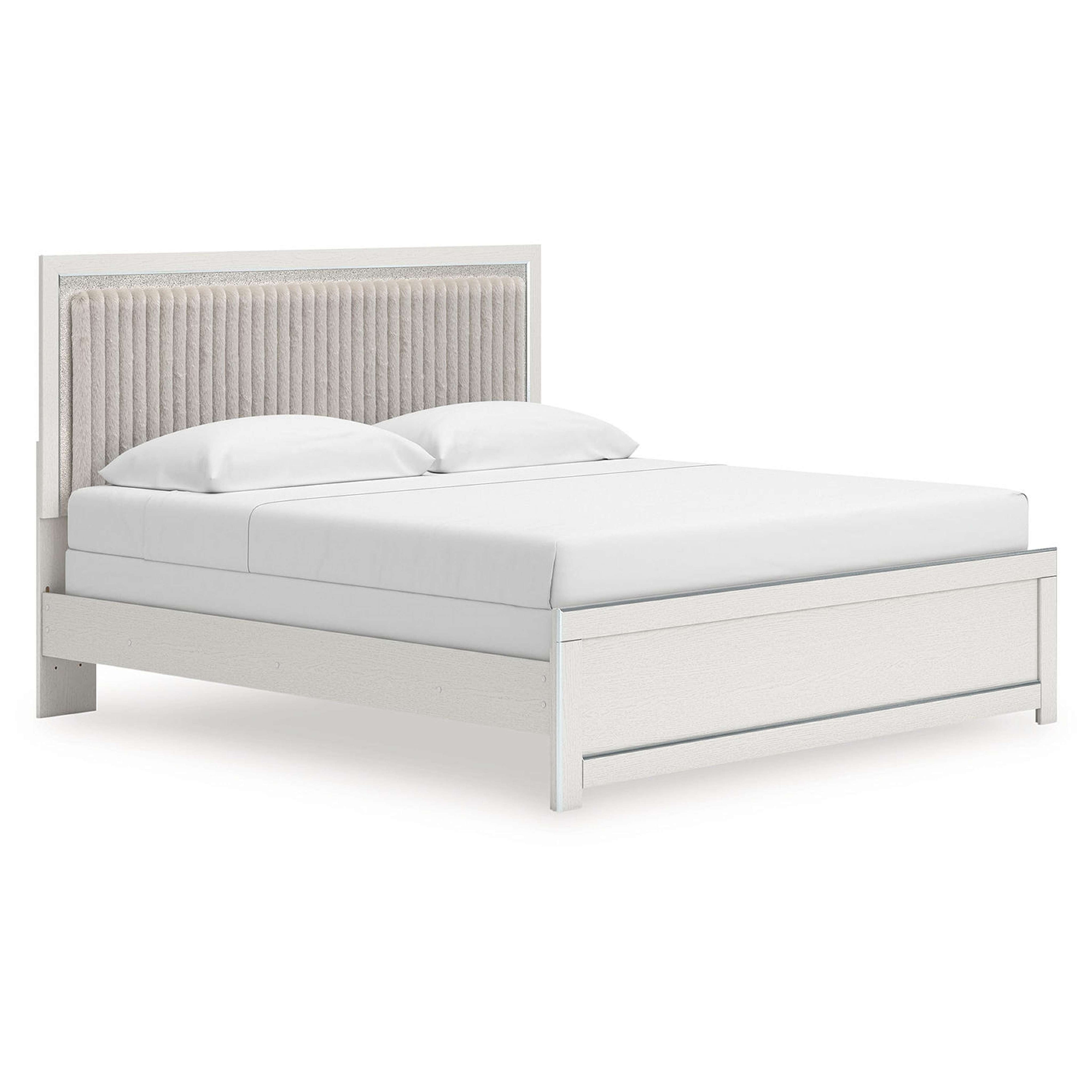 Zuraleus King Upholstered Bed - White
