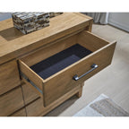 Sherbana Dresser and Mirror - Light Brown