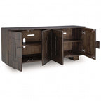 Cato Accent Cabinet - Dark Brown