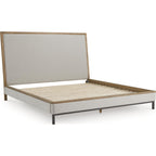 Tomtyn Upholstered Bed - Light Brown