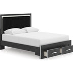Zuraleus Queen Storage Bed - Black