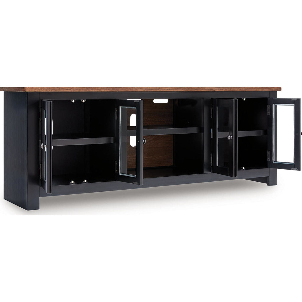 Wildenauer TV Stand - Brown/Black