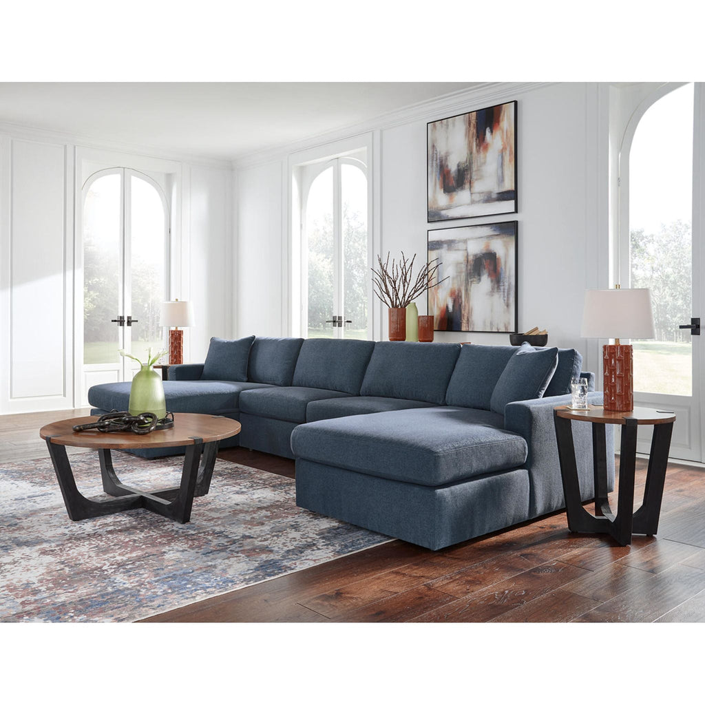 Modmax 4 Piece Modular Sectional with Double Chaise
