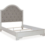 Blendon Panel Bed - Rustic Brown