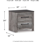 Bronyan 6 Piece Panel Bedroom