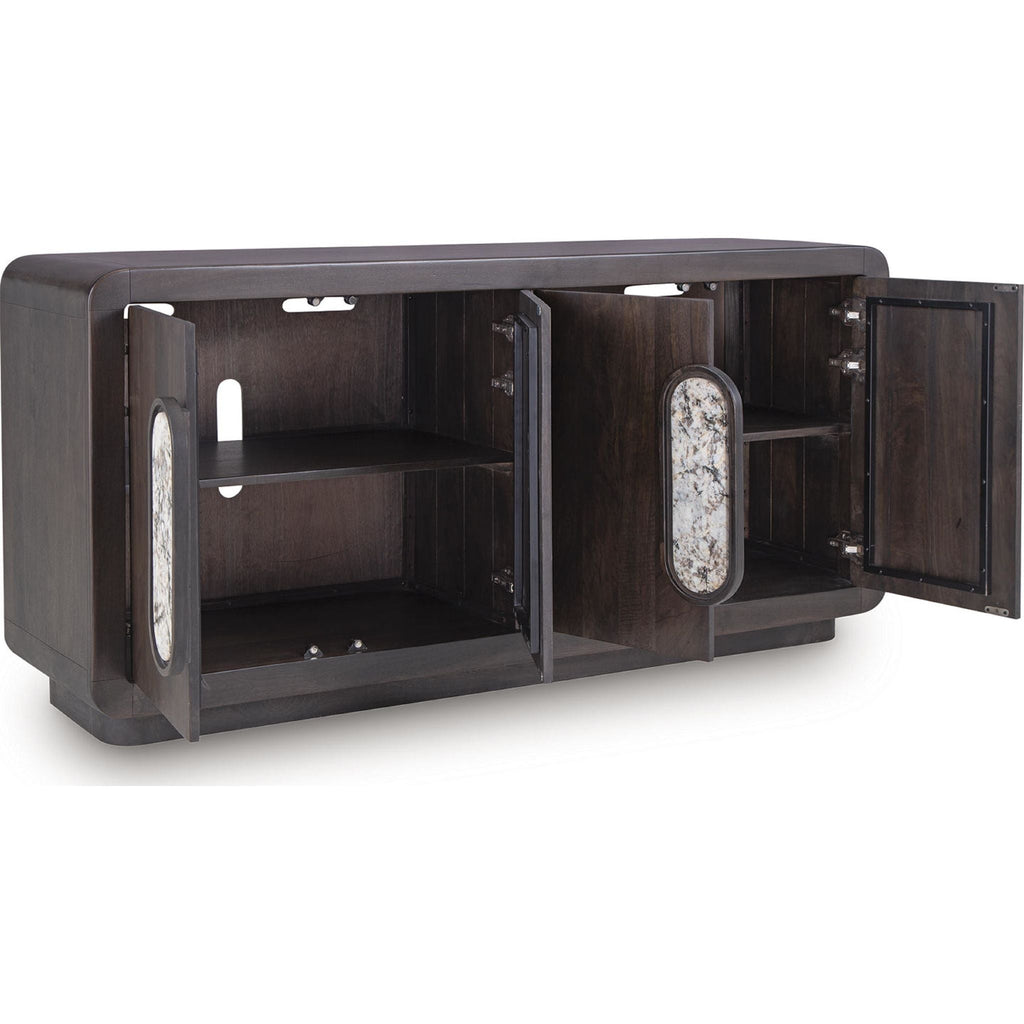 Elliston Accent Cabinet - Espresso Brown