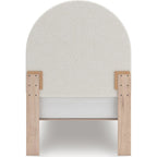 Arloster Platform Bed - Tan/White