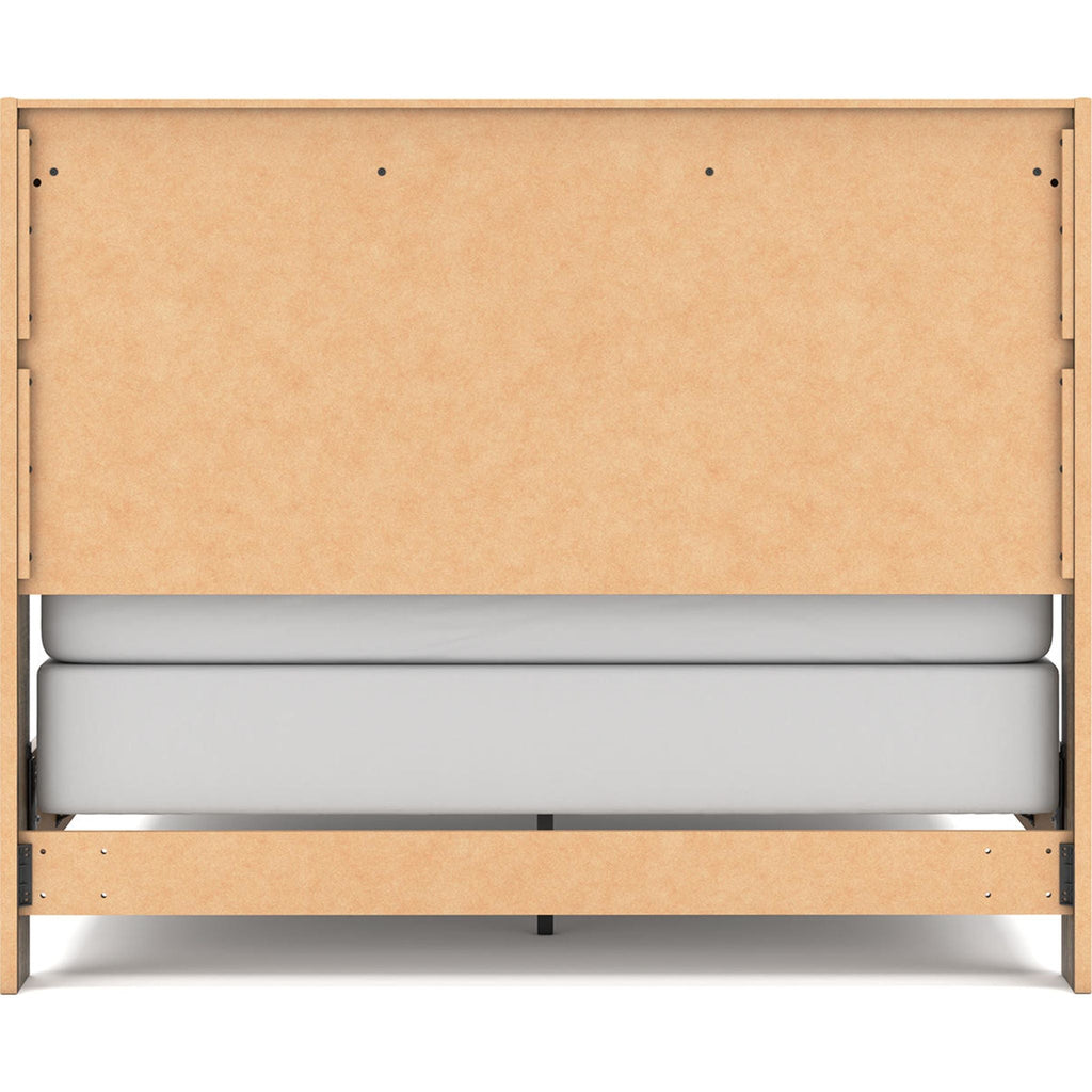 Elbrim Panel Bed - Brown