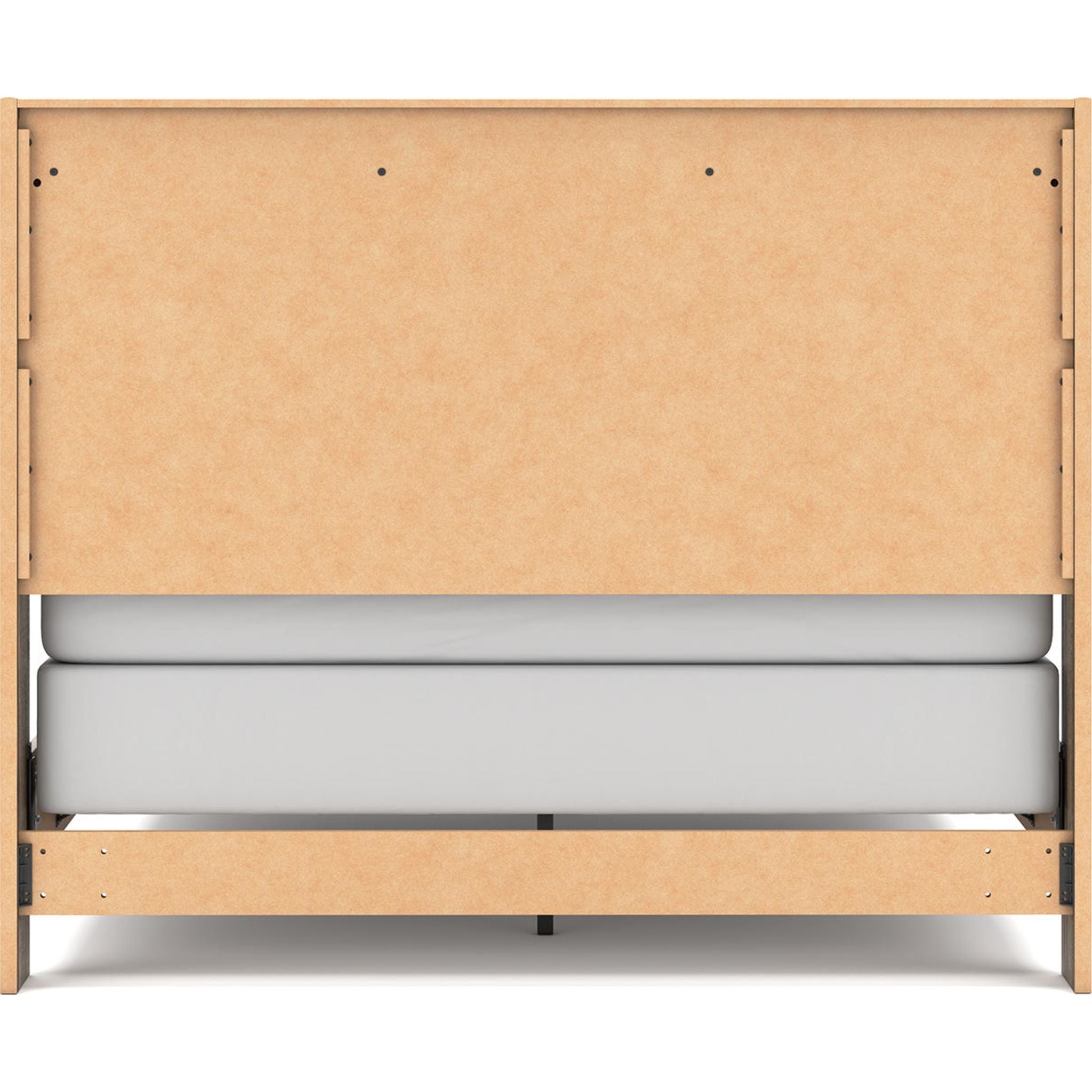 Elbrim Panel Bed - Brown