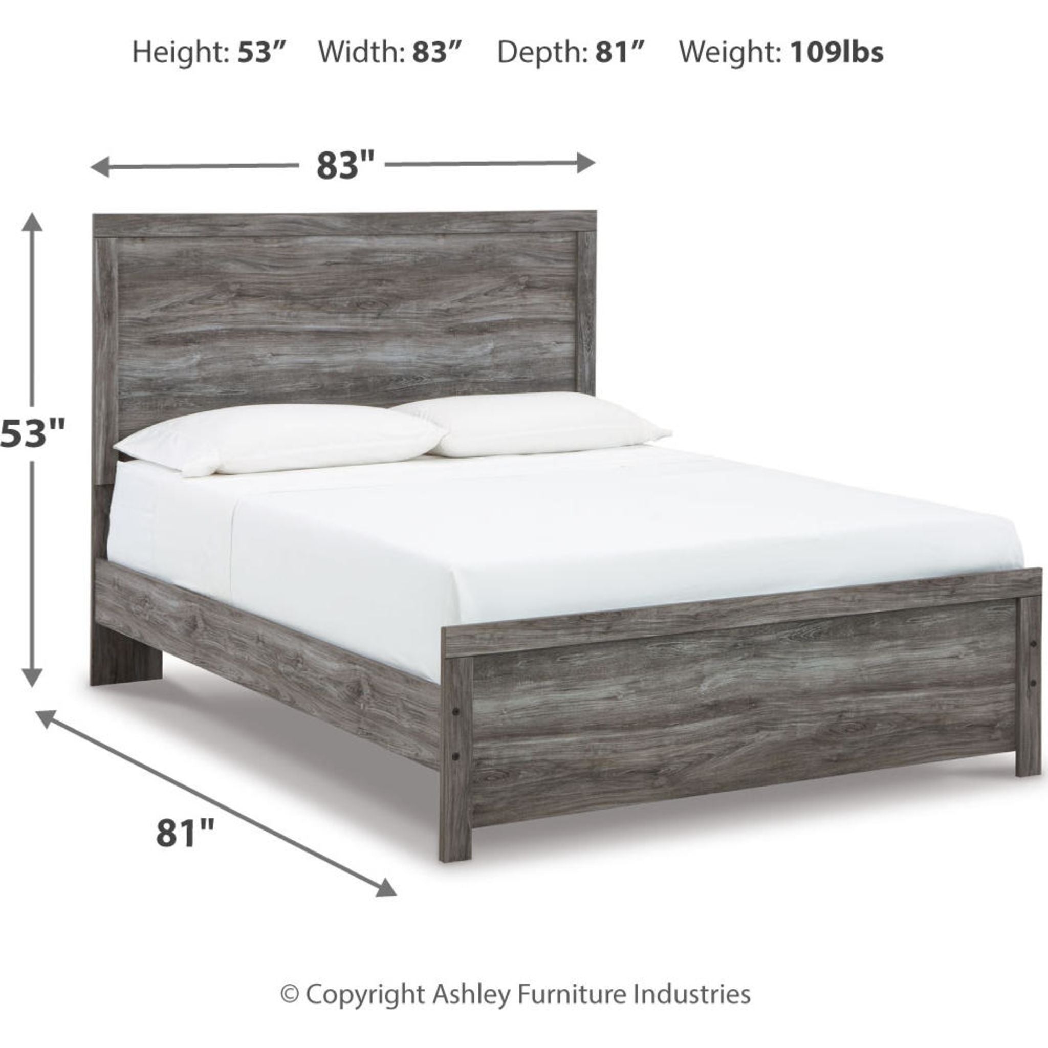 Bronyan 6 Piece Panel Bedroom