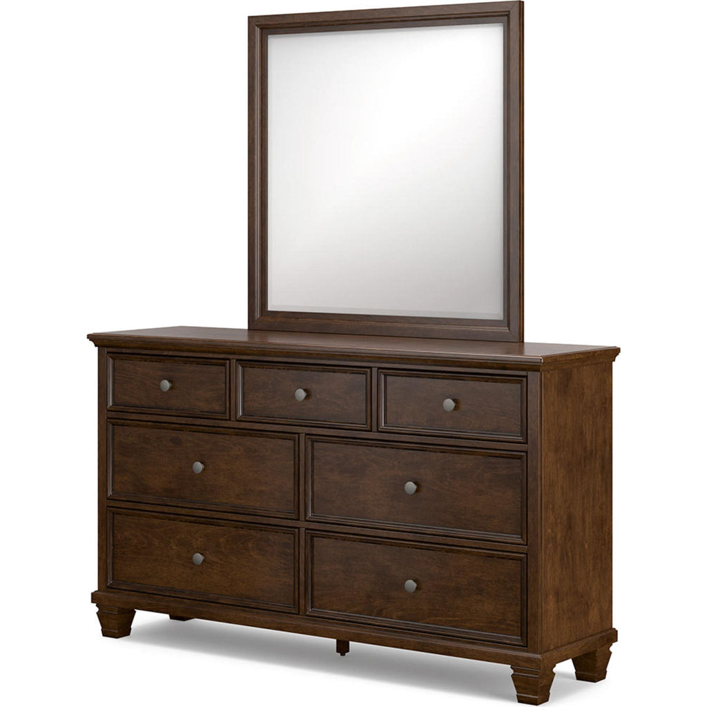 Danabrin Dresser and Mirror - Brown