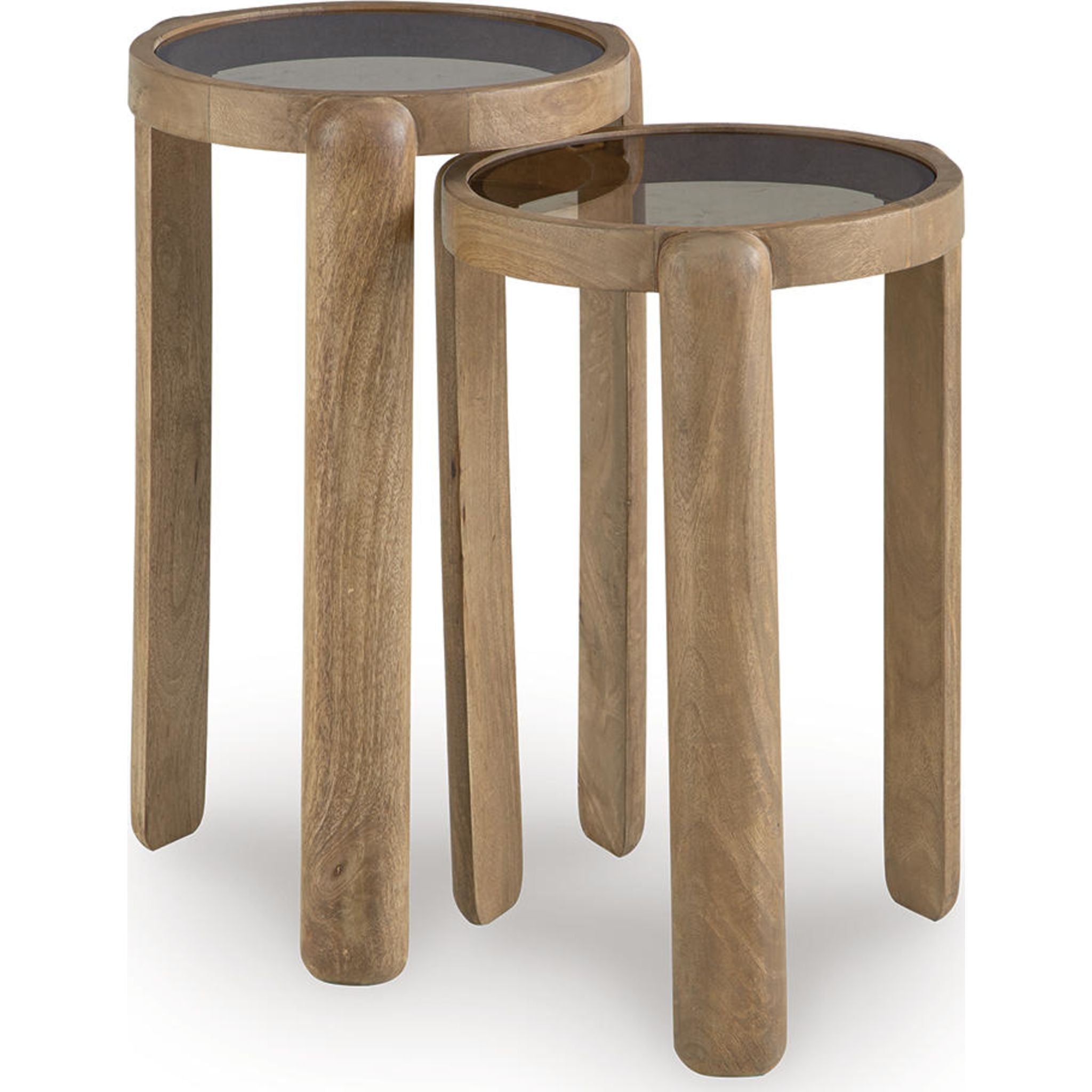 Jossor Accent Table (Set of 2) - Light Brown