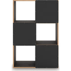 Piperton Bookcase - Charcoal